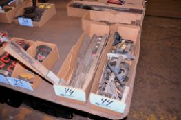Lot - Squares, Levels and Protractors in (2) Boxes