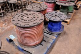 Lot - (3) Spools of Hose on (1) Pallet