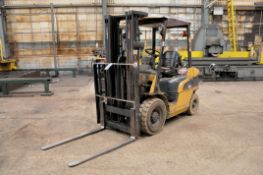 Cat Model P5000 3,950-lb. Capacity LP Gas Forklift Truck