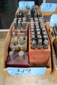 Lot - Large Steel Hand Stamp Sets in (1) Box