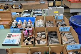 Lot - Tempstik Test Kit, Fault Finder Kit, Height Gage Tips, Stylus, Precision Check Balls, Etc