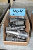 Lot - (10) 40 Taper End Mill Holders in (1) Box, Quick Switch 400 Style for Tarus Duplicators