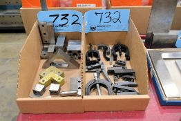 Lot - Various Precision Blocks and Vee Block Clamps in (2) Boxes