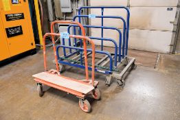 Lot - (2) Sheet Metal Stock Carts