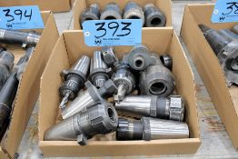 Lot - (8) 45 Taper Collet Chucks in (1) Box, Quick Switch 400 Style for Tarus Duplicators
