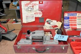 Milwaukee Cat No. 6230 Heavy Duty Portable Electric Band Saw with Case, 350 FPM, 6 Amp, 120 Volt
