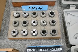 15-Piece ER40 Collet Set with Wood Stand