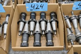 Lot - (7) Cat 40 Collet Chucks in (1) Box