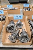 Lot - (4) 45 Taper Face Mills in (1) Box, Quick Switch 400 Style for Tarus Duplicators