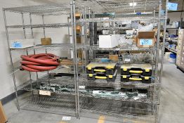 Lot - Hardware Service Kits, Hose, Hose, Eye Bolts, Clamps, Fittings, Valves and Parts