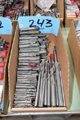 Lot - Carbide End Mills in (1) Box