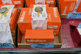 Lot - (5) Mitutoyo No. 543-783B-10 Digital Indicators with Cases in (1) Box (NEW)