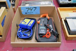 Klein Tools Model CL800 True RMS Tough Meter with Data Shark RJ11 & RJ45 Cable Tester in (1) Box
