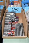 Lot - Carbide End Mills in (1) Box