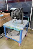 4-Prong 220V Cord Reel with Cart