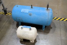 Lot - (2) Portable Air Holding Tanks