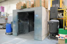 10' Wide x 15' Deep x 8' High Paint Spray Booth