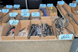 Lot - Machine Wrenches and Handles in (5) Boxes