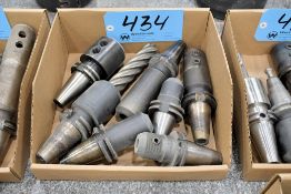 Lot - (7) Cat 40 End Mill Holders in (1) Box
