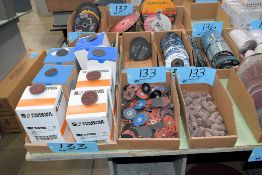 Lot - Sanding Cones and Discs in (3) Boxes