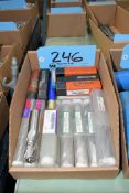 Lot - Packaged End Mills in (1) Box