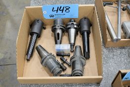 Lot - (6) Various Tool Holders in (1) Box
