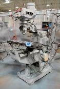 Mighty Komet Model 3KVHD 3 HP Vertical Milling Machine, TPAC Tools 2-Axis Digital Readout