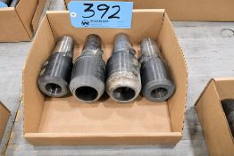 Lot - (4) 45 Taper Large Diameter End Mill Holders in (1) Box