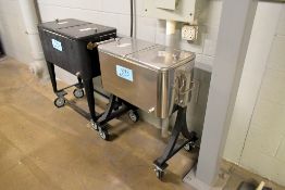 Lot - (2) Cooler Carts