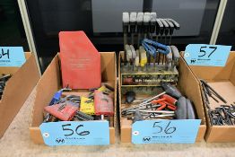 Lot - T-Handle Allen Wrenches and Allen Wrench Sets in (2) Boxes