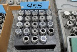 23-Piece ER32 Collet Set with Stand