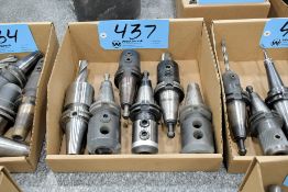 Lot - (6) Cat 40 End Mill Holders in (1) Box