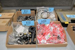 Lot - Clamp Collars, Handles, Bolts and Pins in (4) Boxes