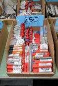 Lot - Packaged Carbide End Mills in (1) Box