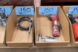 Lot - (2) Pneumatic Angle Die Grinders and (1) Pneumatic Pen Die Grinder in (2) Boxes