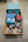 Lot - Makita Model LXFD01 18 Volt Cordless 1/2