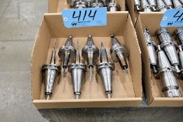 Lot - (5) Cat 40 and (1) BT40 Shrink Fit Tool Holders in (1) Box