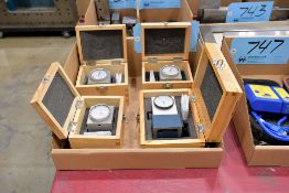 Lot - (4) Z-Axis Dial Preset Gages with Cases in (1) Box