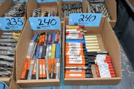 Lot - Packaged End Mills in (2) Boxes