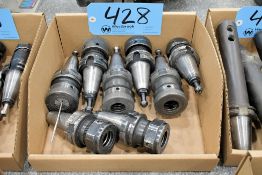 Lot - (8) BT40 Collet Chucks in (1) Box