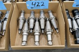 Lot - (7) Cat 40 Collet Chucks in (1) Box