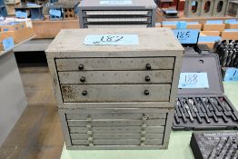 Huot 2-Piece 8-Drawer Drill Index Cabinet with Drills