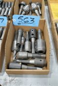 Lot - (9) R8 Shank End Mill Holders in (1) Box