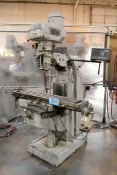 KBC Model TUM-1VS 3 HP Vertical Milling Machine, Mitutoyo 2-Axis Digital Readout