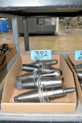 Lot - (5) Cat 50 End Mill Holders in (1) Box for Tarus 3 + 2 Machines