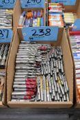 Lot - End Mills in (1) Box