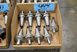 Lot - (9) BT40 End Mill Holders in (1) Box