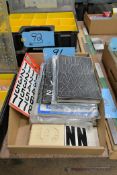 Lot - Vinyl Letters and Numbers in (1) Box