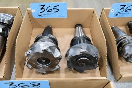 Lot - (1) Cat 50 and (1) NMTB 50 Face Mills in (1) Box for Tarus 3 + 2 Machines