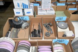 Lot - Diamond Wheels, Grinding Arbors, Wheel Dressers, Angle Grinder Guards and Wrenches